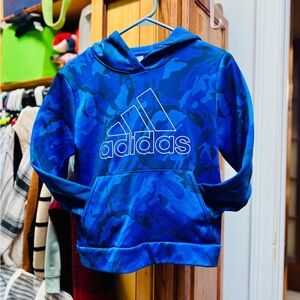 Adidas Kids Blue Hoodie